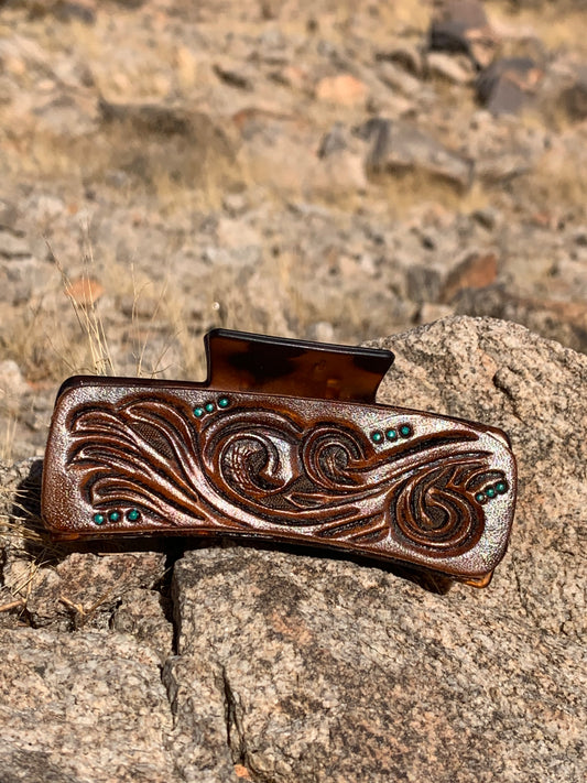 Western Swirl Hair Clip