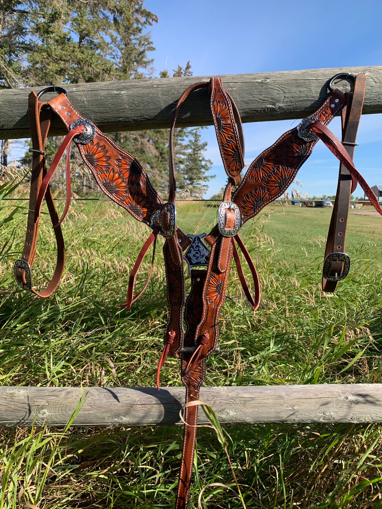 Sunflower Fringe Tack Set